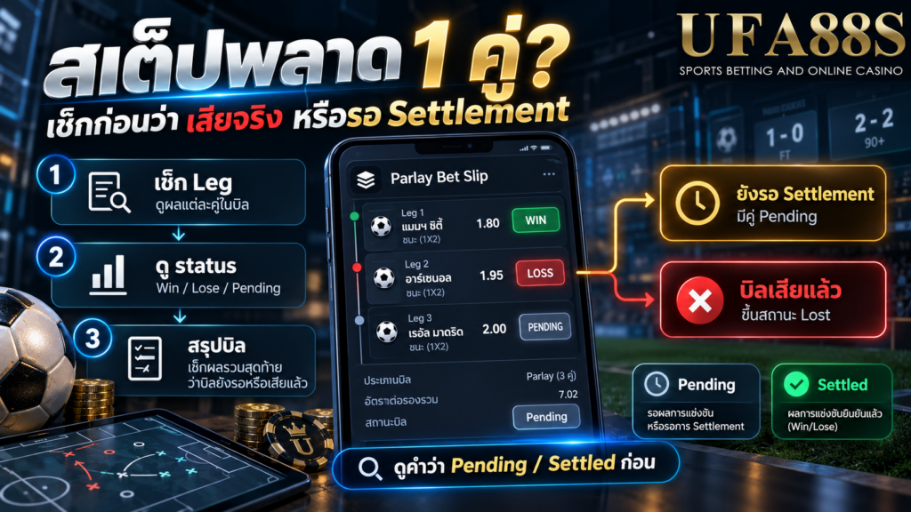 ดูยังไงว่าบิลเสียจริงหรือกำลังรอการ Settlement
