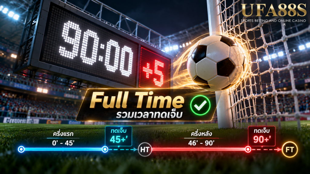 ประตูในนาที 90+ มีผลต่อสกอร์ก่อนจบเกมอย่างไร
