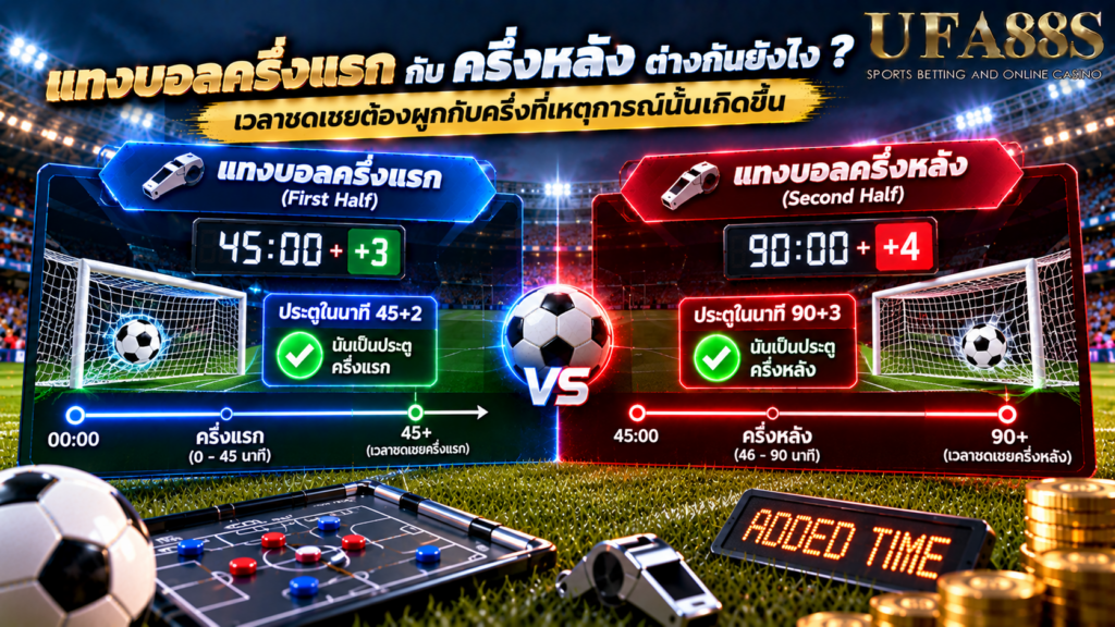 เวลาชดเชยต้องผูกกับครึ่งที่เหตุการณ์นั้นเกิดขึ้น