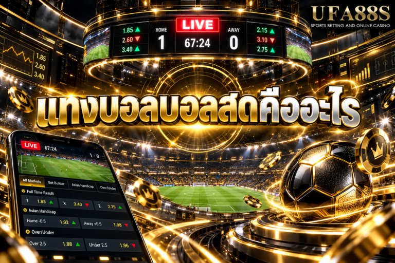 แทงบอลบอลสดคืออะไร การเดิมพันระหว่างเกมที่ราคาปรับตามสถานการณ์ในสนาม