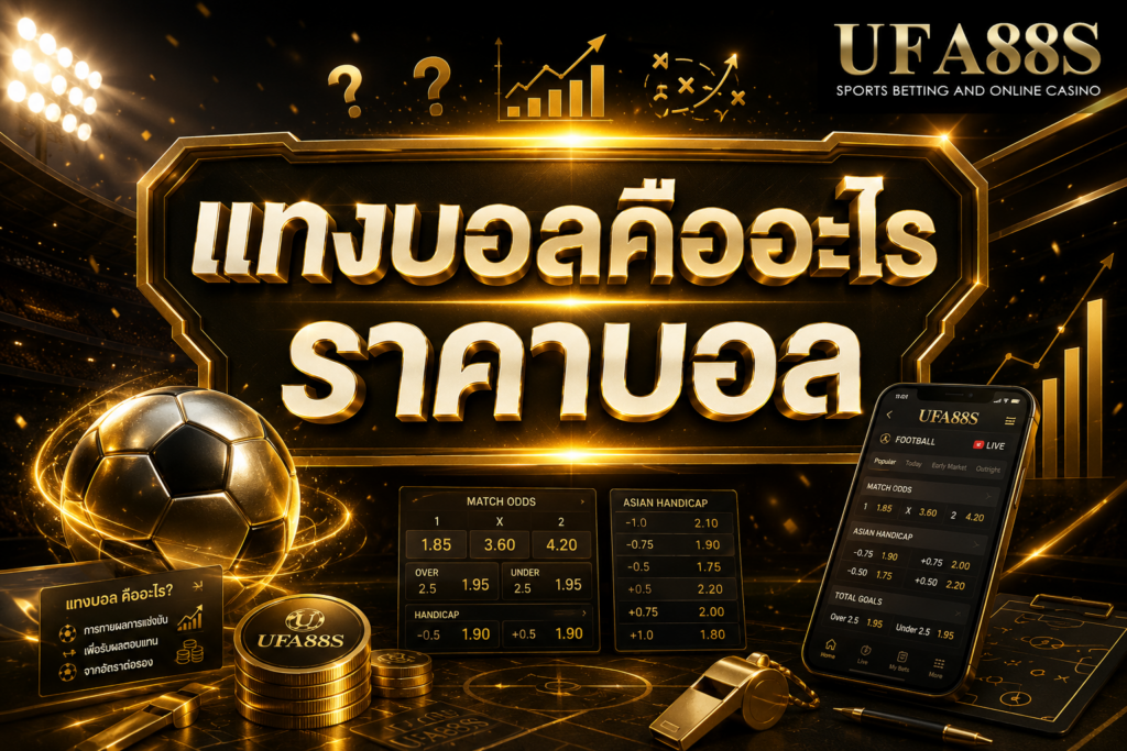 แทงบอลคืออะไร ราคาบอล อ่านราคาให้เป็นก่อนตัดสินใจ