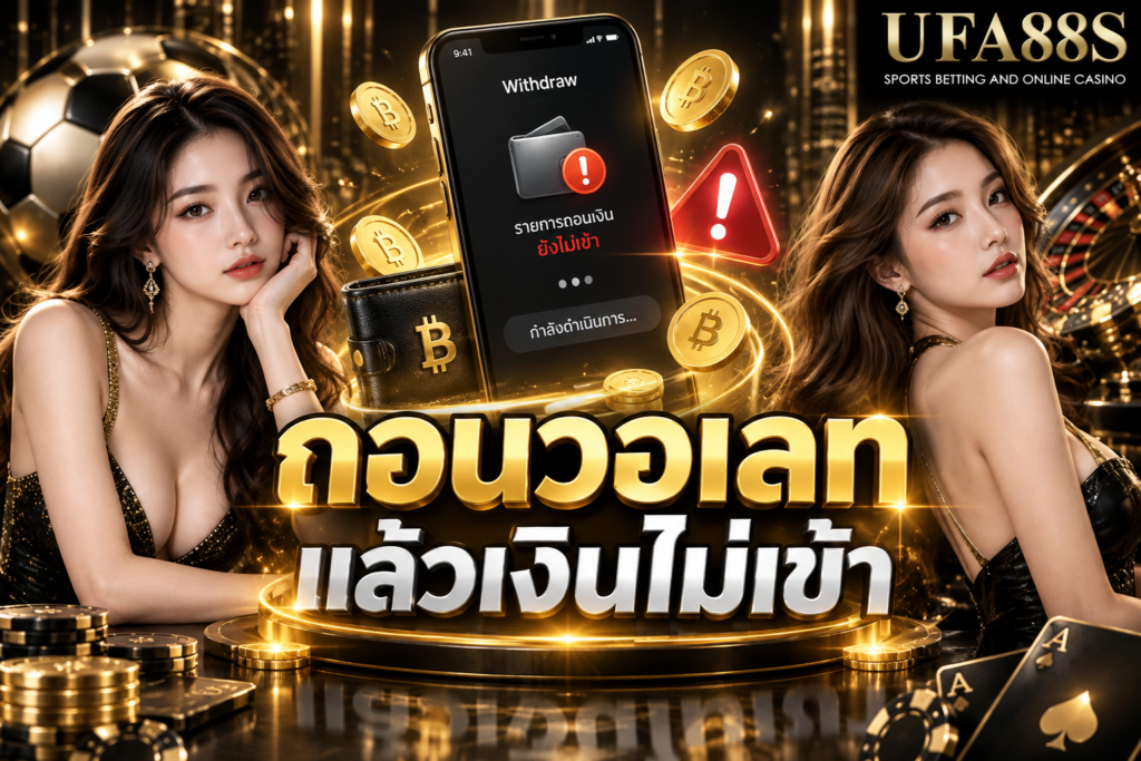 ถอนวอเลทแล้วเงินไม่เข้า เช็กสถานะ เวลา และยอดถอนให้ครบ