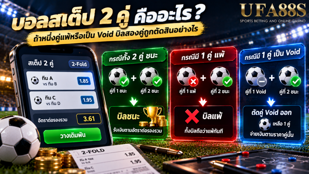 ถ้าหนึ่งคู่แพ้หรือเป็น Void บิลสองคู่ถูกตัดสินอย่างไร