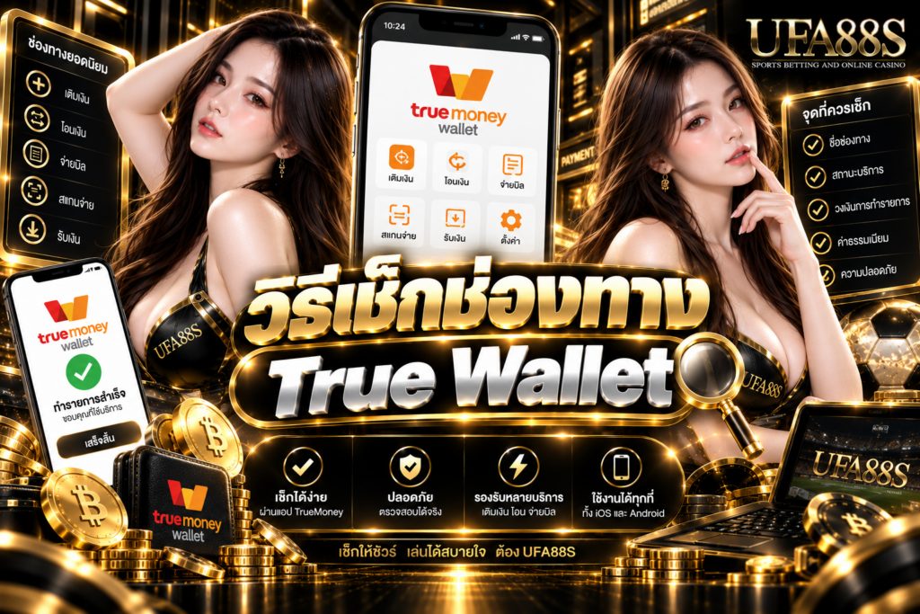 วิธีเช็กช่องทาง True Wallet ตรวจเมนูฝากถอนก่อนโอนเงิน