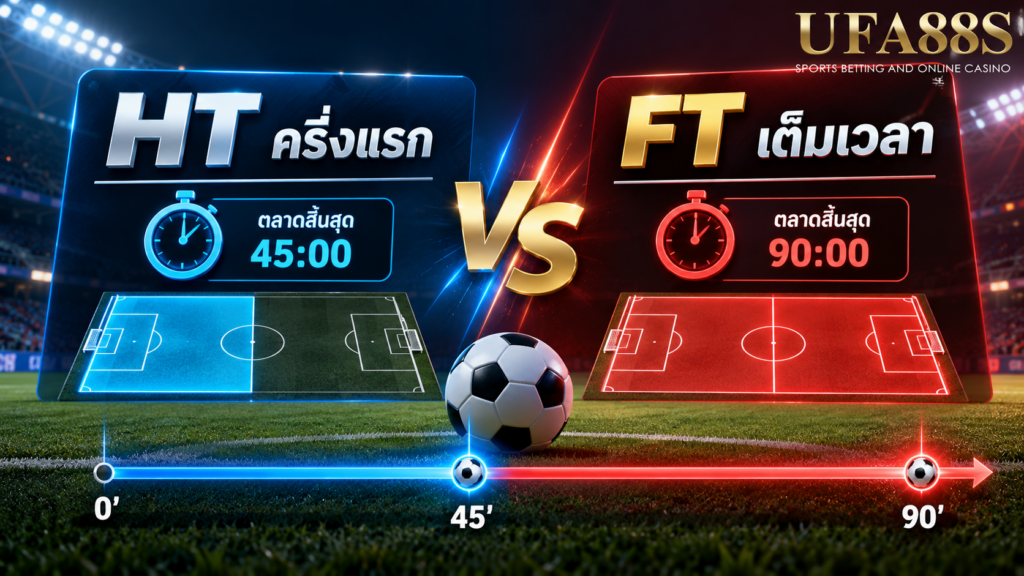 FT กับ HT ต่างกันตรงจังหวะที่ตลาดสิ้นสุด