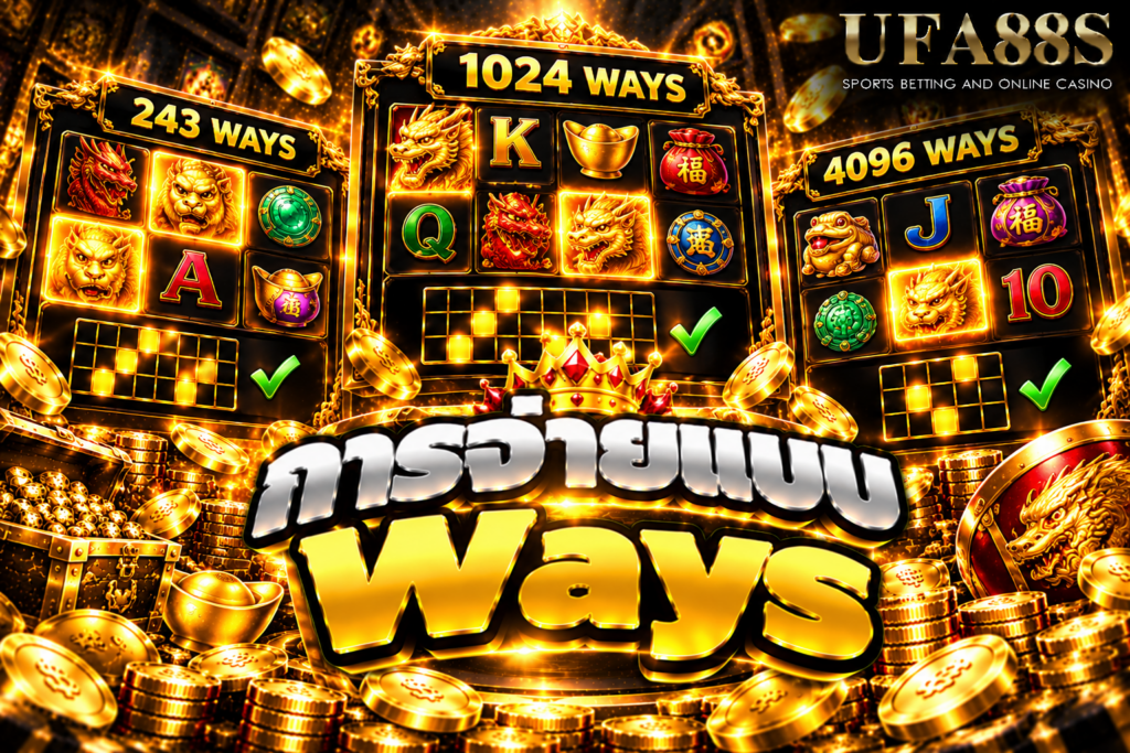 การจ่ายแบบ Ways รู้จักระบบนับชุดสัญลักษณ์โดยไม่ยึดเส้นเพย์ไลน์แบบตายตัว