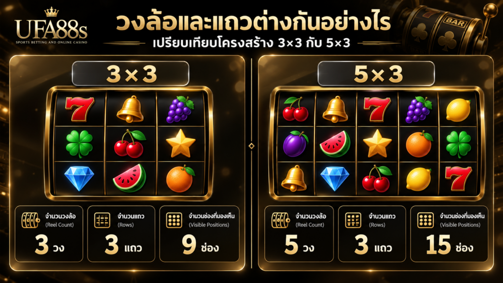 จำนวนวงล้อกับจำนวนแถวเป็นข้อมูลคนละประเภทกันอย่างไร