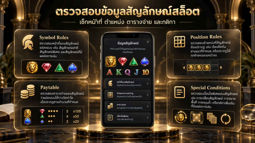 ตรวจข้อมูลสัญลักษณ์จากแหล่งใดก่อนใช้เป็นข้อสรุป