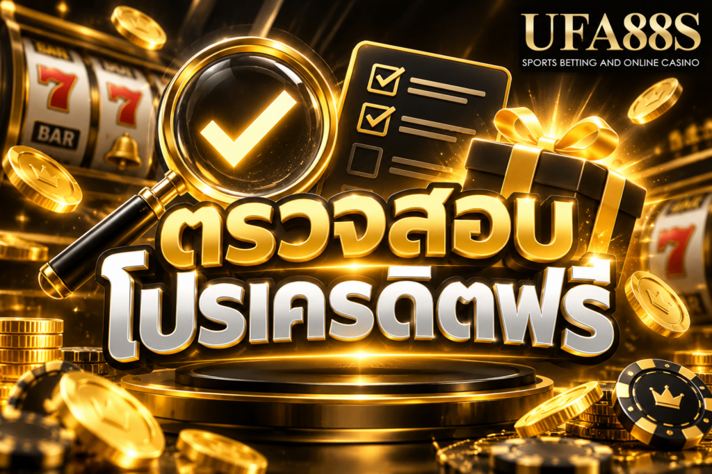 ตรวจสอบโปรเครดิตฟรี เช็กสิทธิ์รับโบนัส ยอดเทิร์น และเงื่อนไขถอนเงินให้ชัด