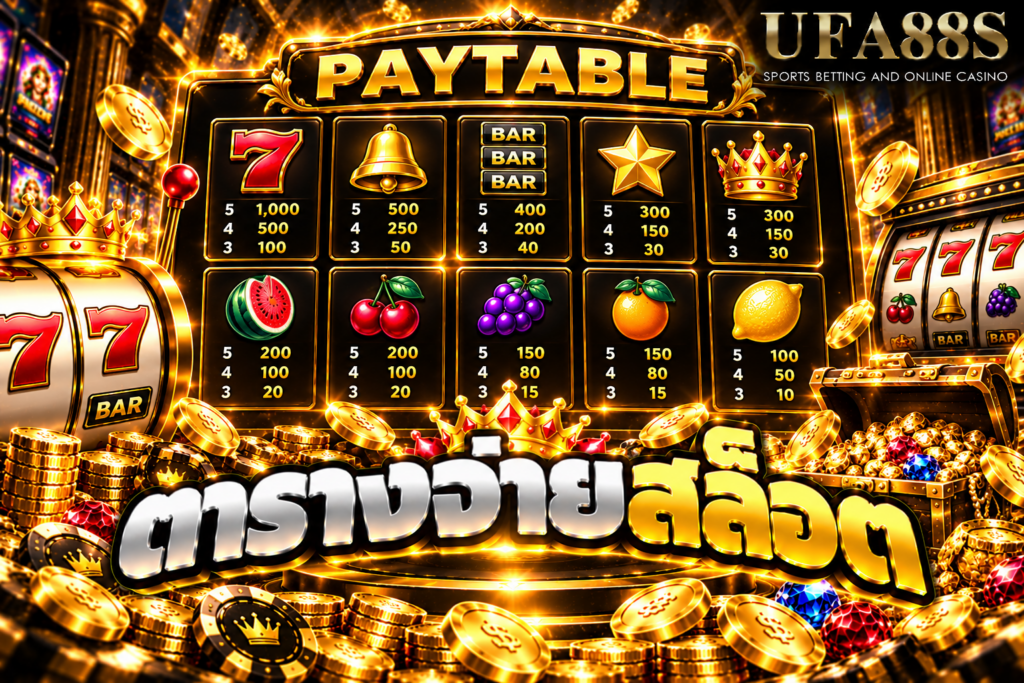 ตารางจ่ายสล็อต เช็กสัญลักษณ์ ตัวคูณ และเงื่อนไขรางวัลให้ครบ