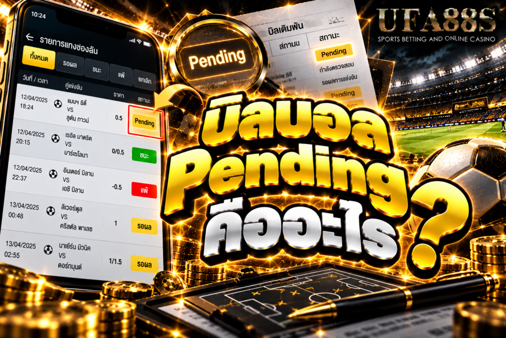 บิลบอล Pending คืออะไร สถานะรอดำเนินการหรือรอผล ต้องรอระบบอัปเดตให้เสร็จ