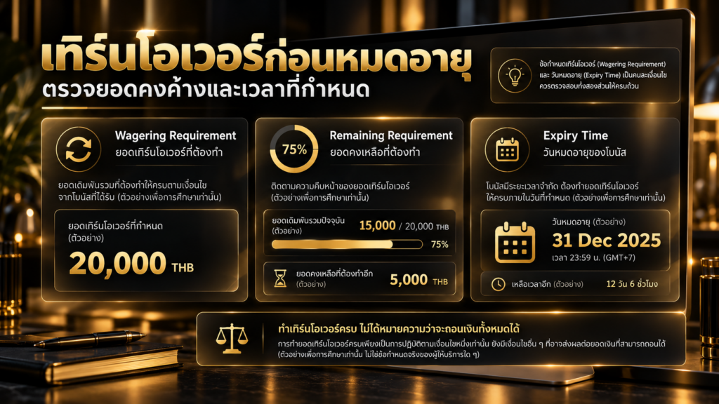 ยอดเทิร์นโอเวอร์ที่ยังไม่ครบมีผลต่อเครดิตเมื่อถึงกำหนดอย่างไร