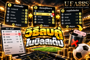 วิธีลบคู่ในบิลสเต็ป ตรวจรายการในบิลแล้วลบคู่ที่ไม่ต้องการก่อนกดยืนยัน