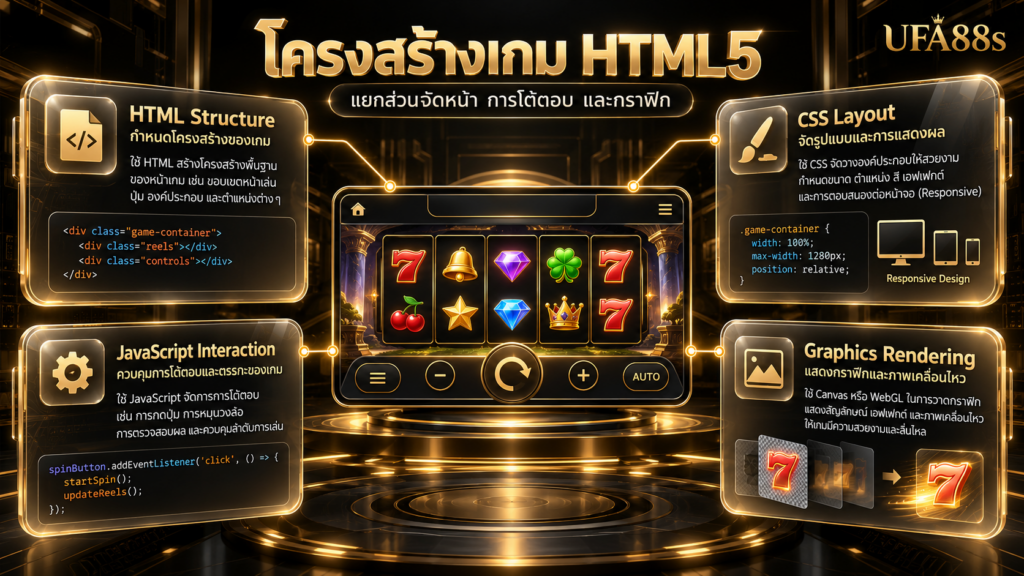 องค์ประกอบ HTML CSS และ JavaScript แบ่งหน้าที่กันอย่างไร