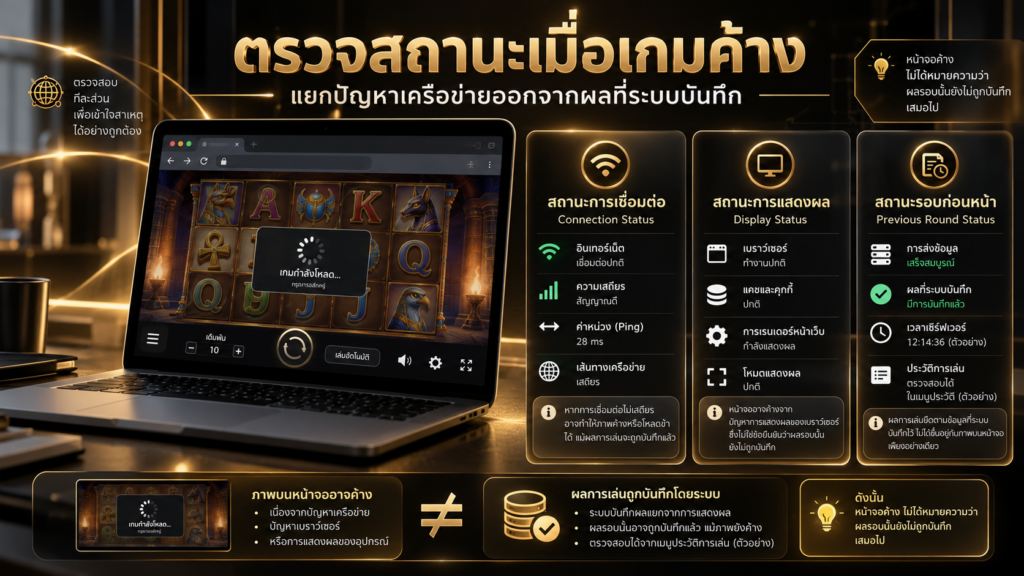 อินเทอร์เน็ตช้ากับผลการหมุนเกี่ยวข้องกันจริงหรือไม่