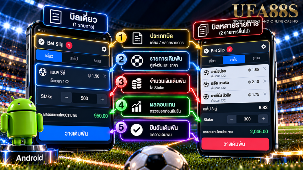 อ่านบิลเดี่ยวและบิลหลายรายการบน Android ให้เข้าใจ