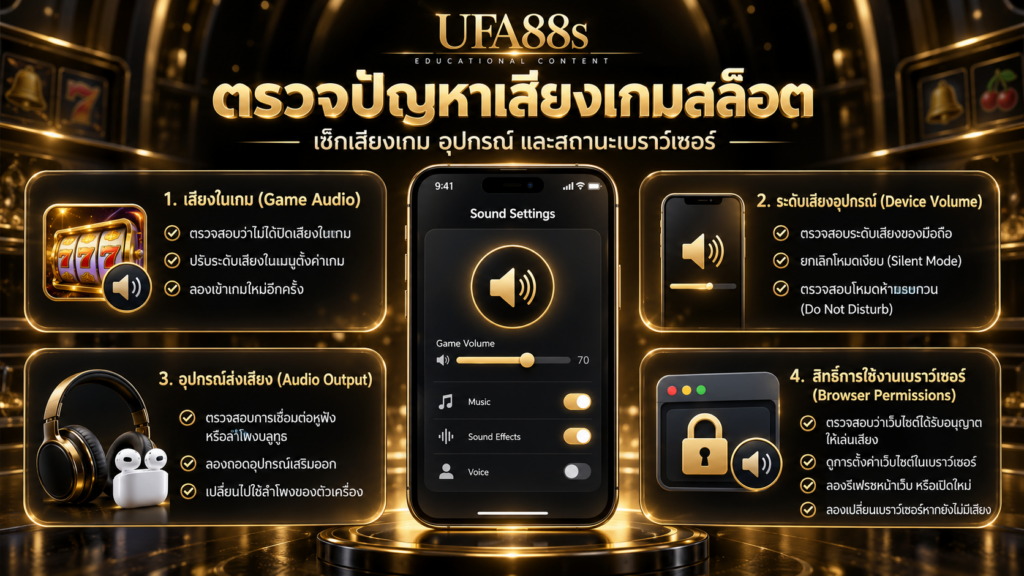 เมื่อเสียงหาย เสียงซ้อน หรือเสียงไม่ตรงภาพควรตรวจอย่างไร