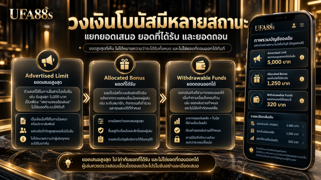 เรื่องยอดเสนอ ยอดจัดสรร และยอดถอน